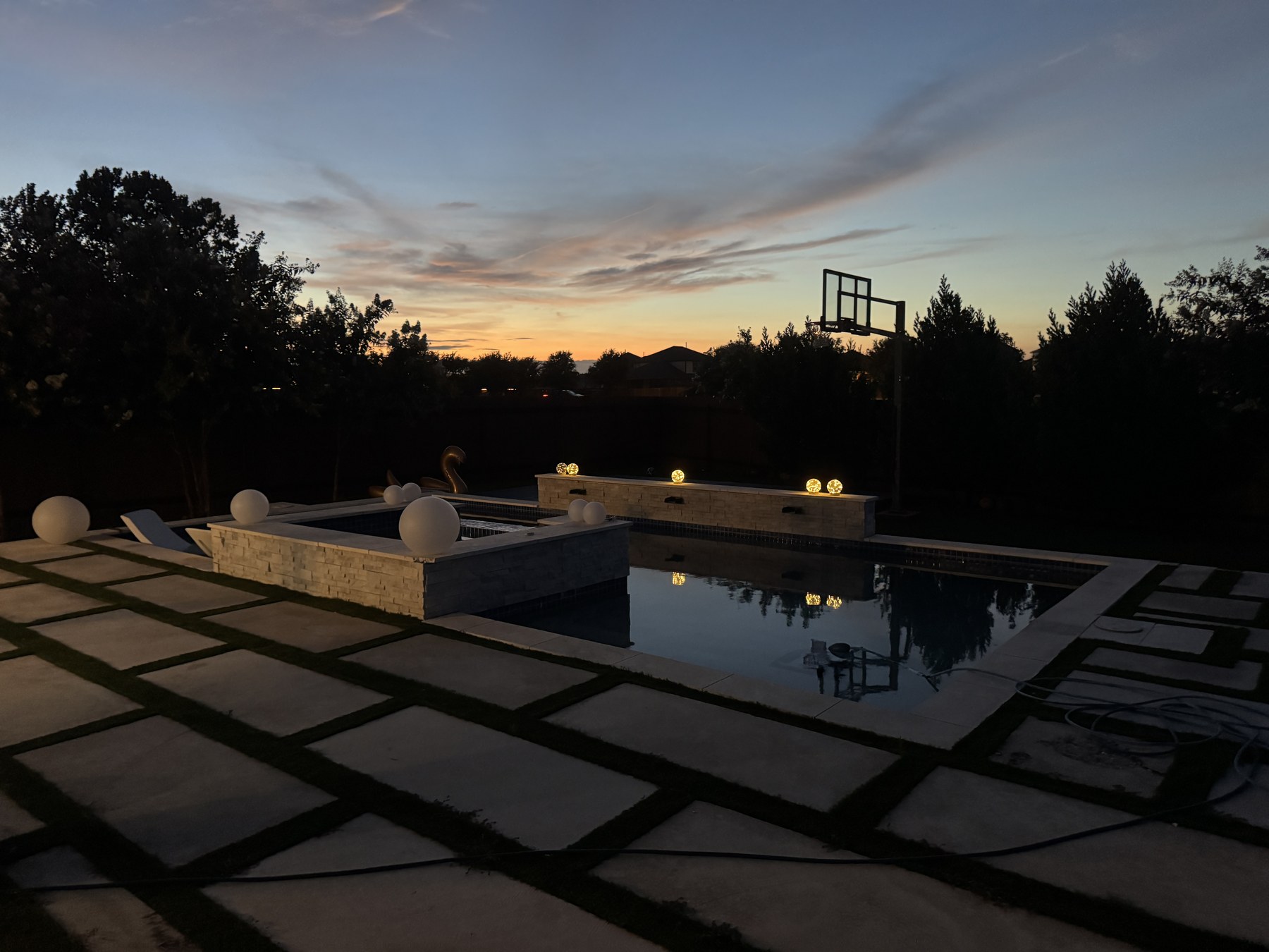 Austin area residential pool before ASR-related partial demo and rebuild planning